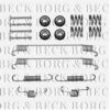 BORG & BECK BBK6163 Accessory Kit, disc brake pads